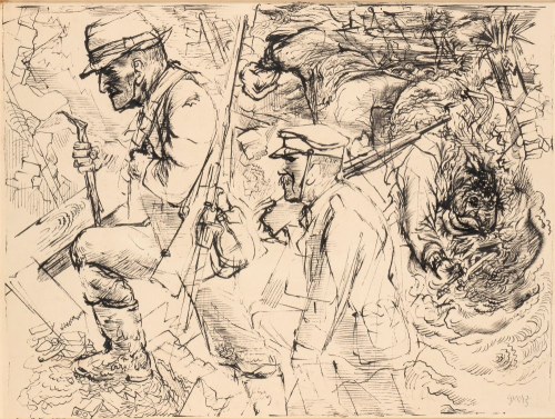 hiszpańska wojna domowa, George Grosz