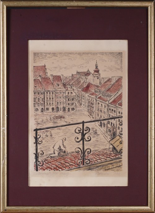Warszawa - Stare Miasto, 1953, F. Kotyńska