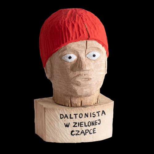 "DALTONISTA W ZIELONEJ CZAPCE", 2025, Kacper Nurzyński
