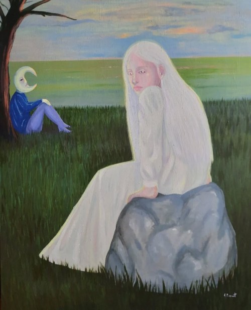 "Gwiazda i księżyc", 2023, Agata Burnat
