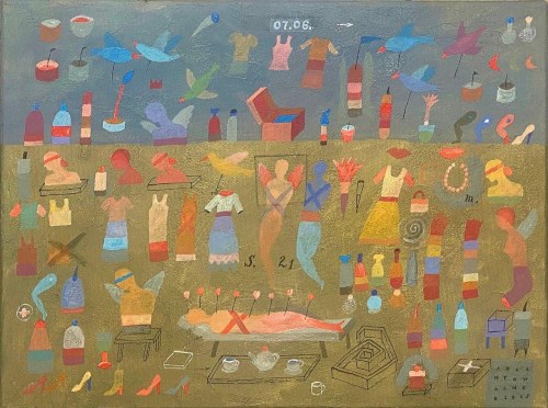 "Plaża w St Malo", Jolanta Wagner
