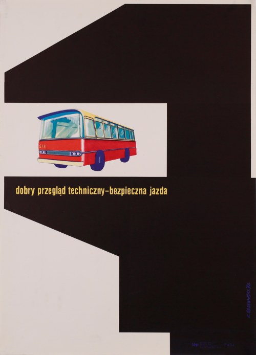Dobry przegląd techniczny - bezpieczna jazda, 1972, Zdzisław Ossakowski