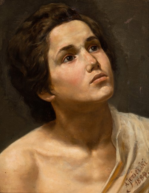 "Portret młodzieńca", Antoni Jezierski