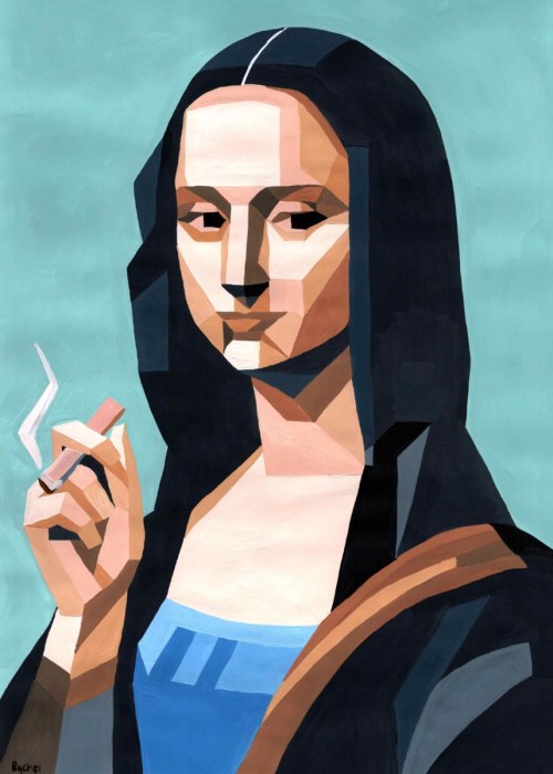 Mona z fają, 2025, Karolina Rychel