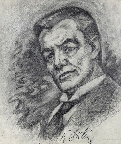 Autoportret, Kajetonas Sklėrius