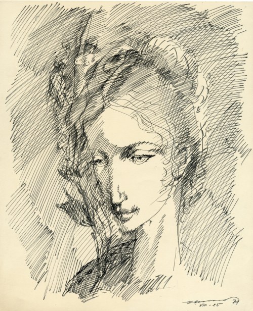 Portret kobiety, Stasys Krasauskas