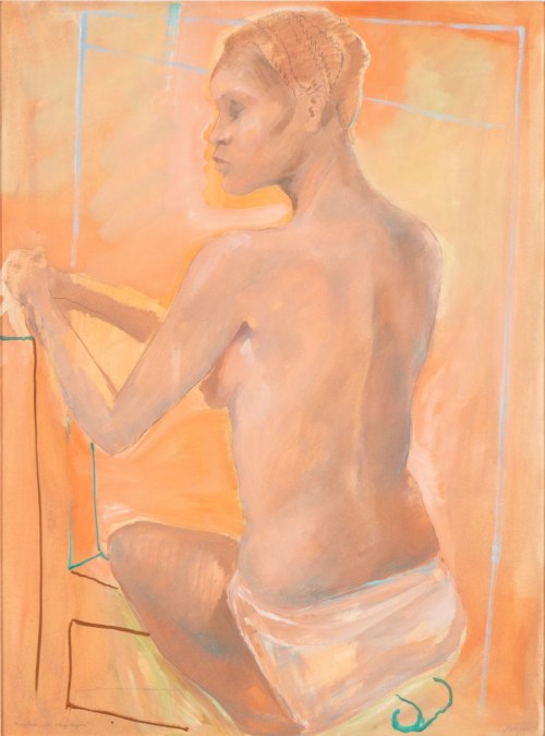 UGO ATTARDI (Genova 1923 - Roma 2006) Voleva con eleganza - 1965, Ugo Attardi