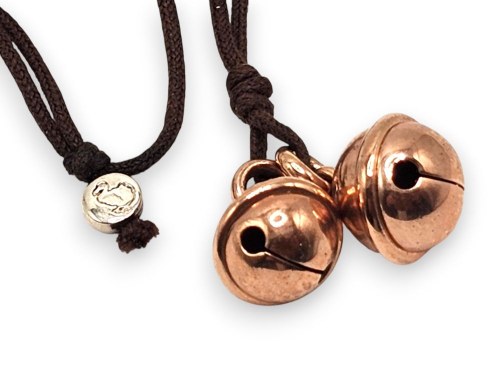 POMELLATO Dodo Collection: naszyjnik z parą złotych zawieszek z grzechotką -, Pomellato