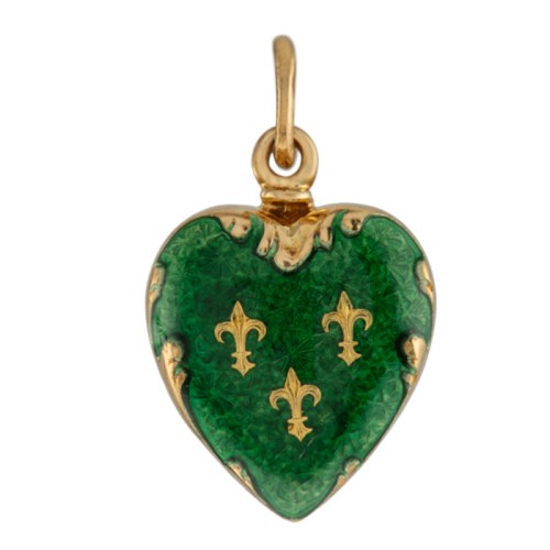 Fabergé, Victor Mayer, XX/XXI w., Wisior w formie serca FABERGÉ