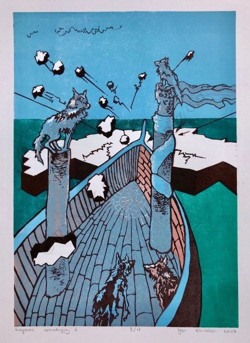 Krajobraz abstrakcyjny 6, Igor Kociński
