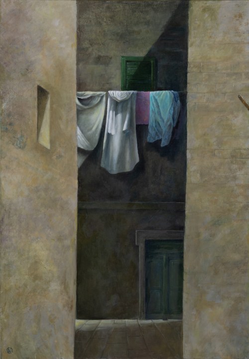 Włoskie draperie, 2025, Maria Sadowska