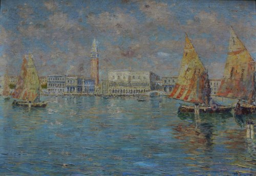 Plac Św. Marka w Wenecji od strony Canale Grande, Rudolf Andrée