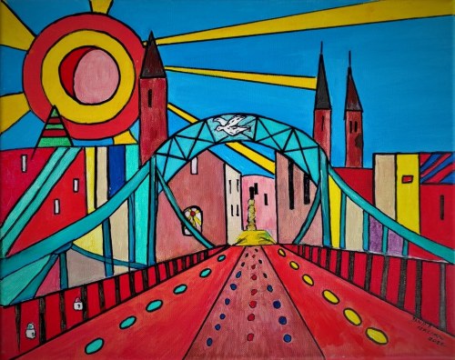 ”Wrocław.Most Tumski”, Janina Szalimow