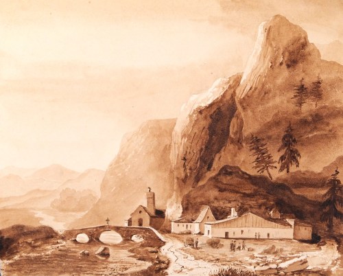 Pejzaż z północy Włoch, James Duffield Harding