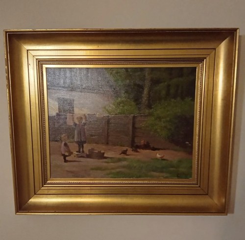 Życie na wsi,ok.1922r., Edmund Fischer