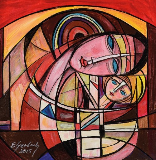Madonna z dzieciątkiem, 2015, Eugeniusz Gerlach