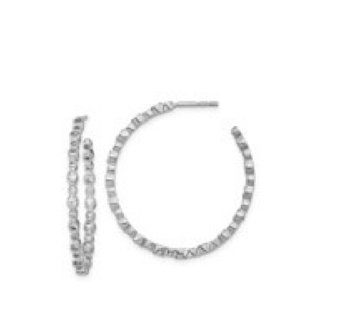 53 CT - 844 NAT 18K, ZŁOTE KOLCZYKI Z NATURALNYM DIAMENTEM O MASIE 1
