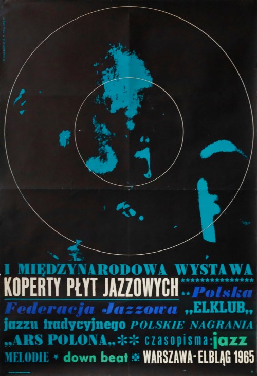 Andrzej KRAJEWSKI (1933-2018), I Międzynarowodwa Wystawa. Koperty Płyt Jazzowych, 1965, Maria Mucha Ihnatowicz