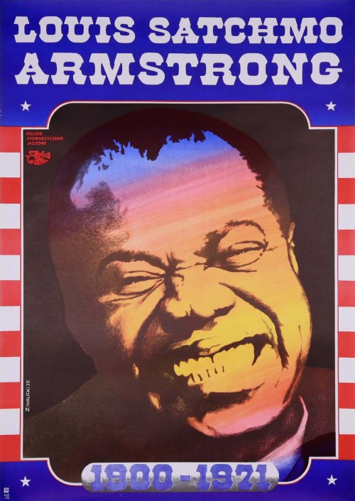Louis Satchmo Armstrong 1900-1971, 1975, Zdzisław Walicki