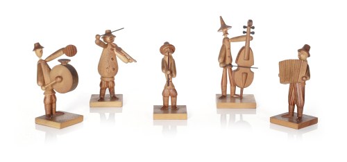 Stefan BYLINIAK, Zestaw figurek "Orkiestra", Bronisław Borowik