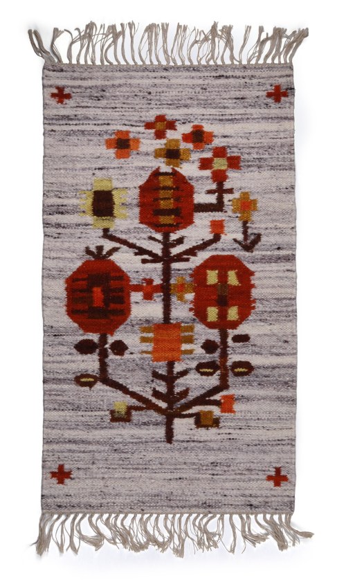 Kilim "Bukiety", Wielkopolska Spółdzielnia Pracy Rękodzieła Artystycznego, Jolanta Banaszkiewicz