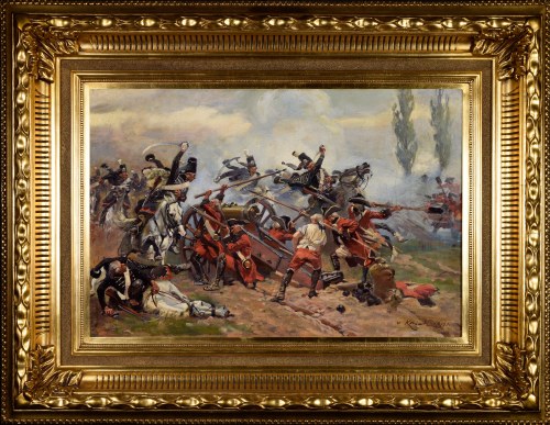 Bitwa pod Jägersdorf 1757, Wojciech Kossak