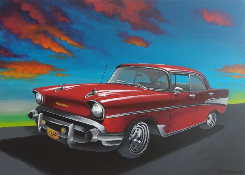Californian Magenta, 2019, Marta Achtabowska