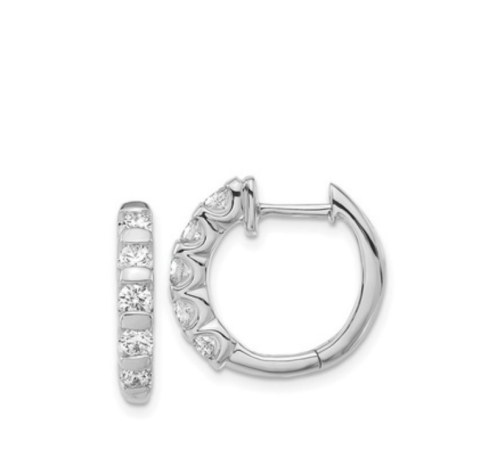 30 CT - 839 NAT 18K, ZŁOTE KOLCZYKI Z NATURALNYM DIAMENTEM O MASIE 1