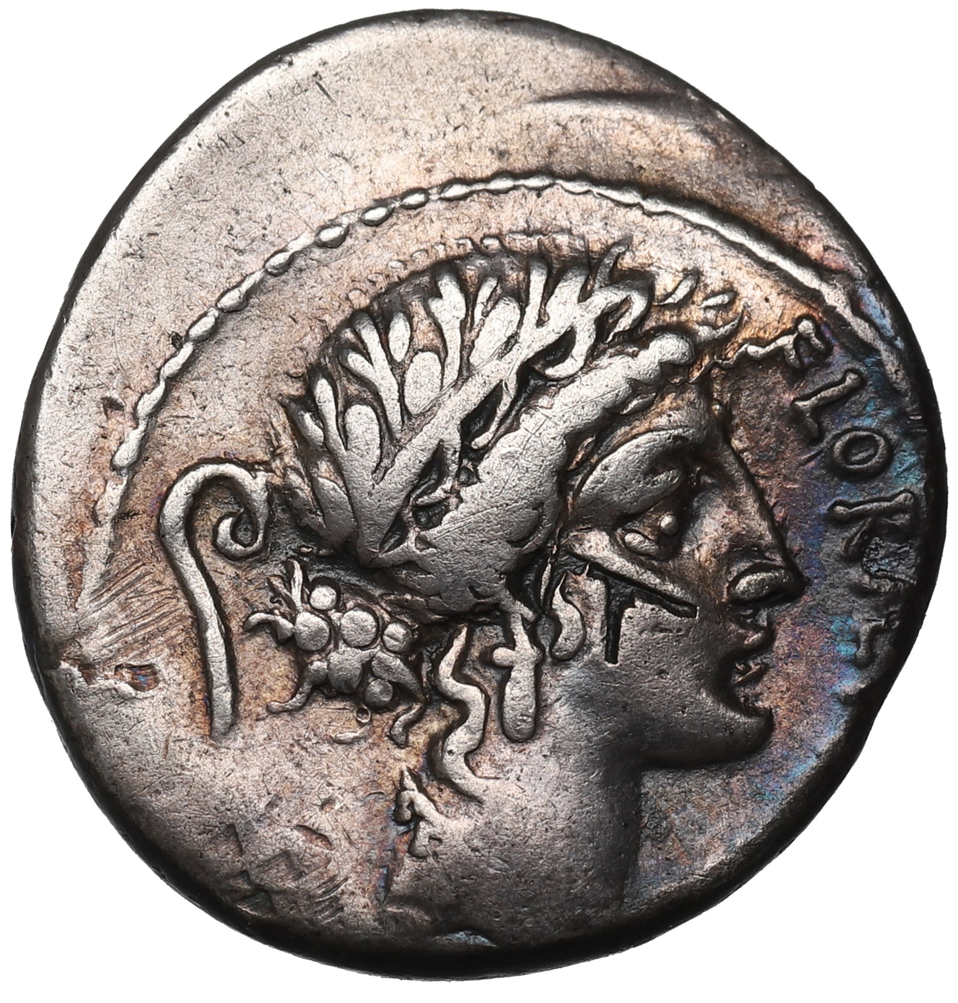 Servillus Roman Republic, C. Servilius Cf (57 BC), Denarius - Aukcja internetowa ...