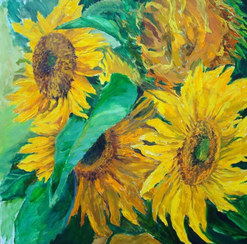 Słoneczniki, 2010, Magdalena Miernik