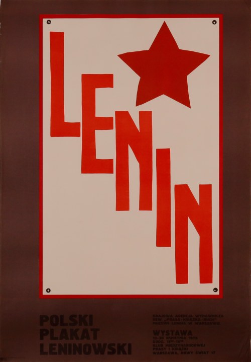 1975, Lenin. Polski Plakat Leninowski