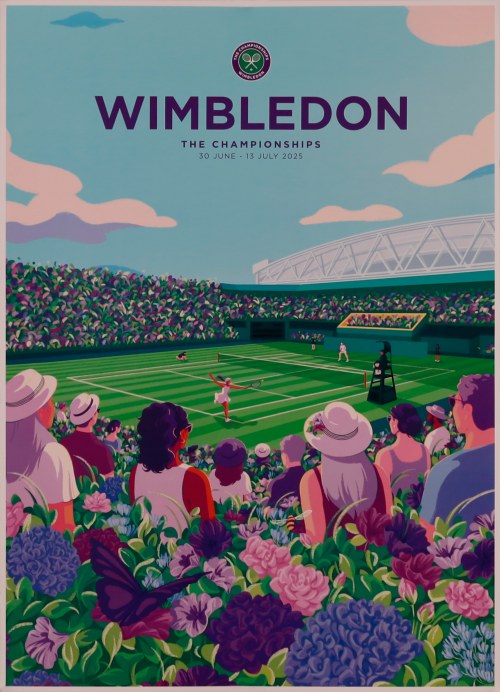 Oficjalny plakat Wimbledon 2025, Sarah Madden