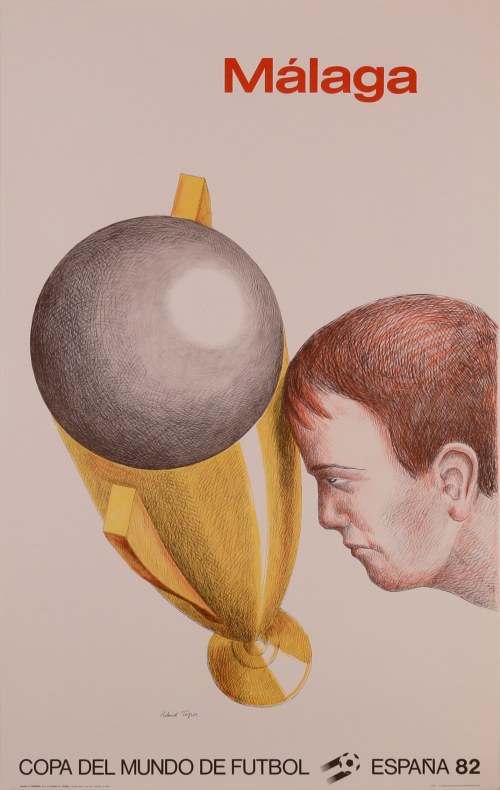 Malaga (MŚ w Piłce Nożnej Hiszpania 82), 1982, Roland Topor