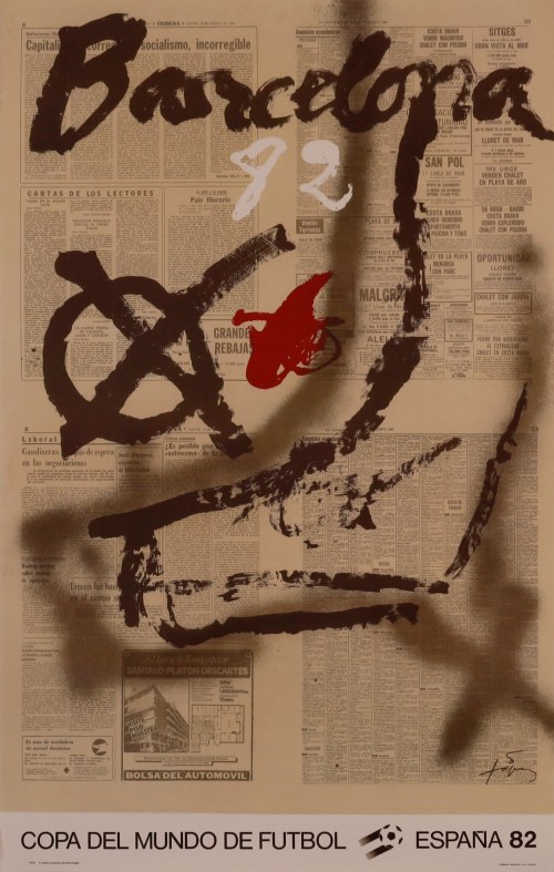 Barcelona 82. Copa del Mundo de Futbol. Espana 82., Antoni Tàpies