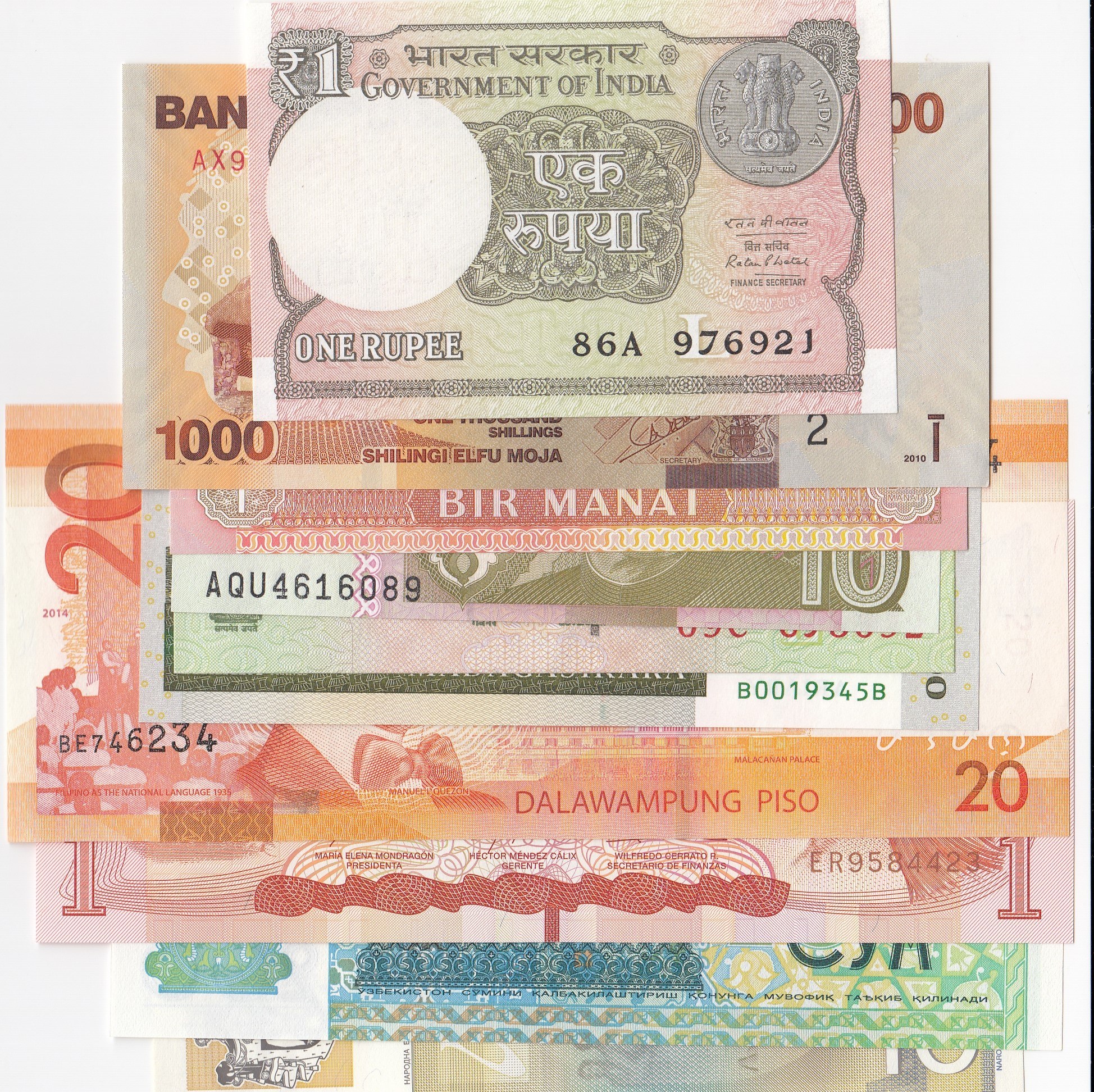 mix-lot-turkmenistan-1-manat-uganda-1000-shillings-uzbekistan-200