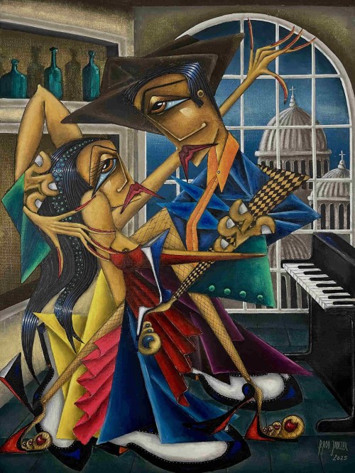 Milonga i stare pianino, 2025, Robert Jadczak