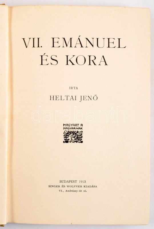 heltai-jen-vii-em-nuel-s-kora-modern-magyar-k-nyvt-r-bp-1913
