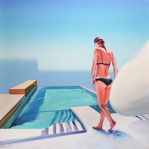 Madame Sofi AE 02 z cyklu "Swimming Pool", 2019, Rafał Knop