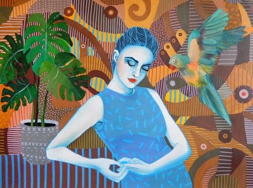Ona i papuga 4, 2019, Marcin Painta