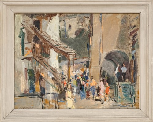 Kolorowy tłum, 1990, Andrzej Kołodziejek