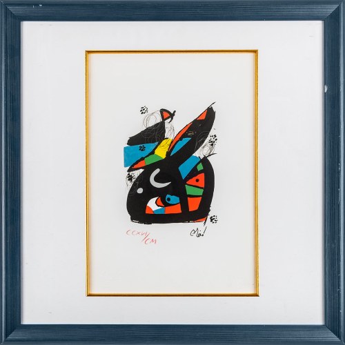Z cyklu: „Le mélodie acide“, CCXVI-CM, II poł. XX w., Joan Miró