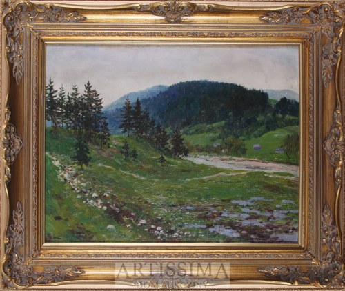Pejzaż górski, Emil Lindeman