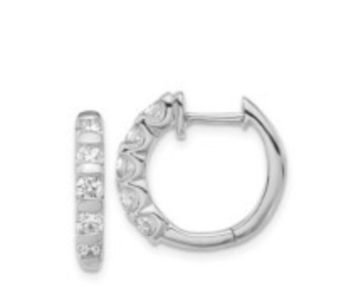 30 CT - 839 NAT 18K, ZŁOTE KOLCZYKI Z NATURALNYM DIAMENTEM O MASIE 1