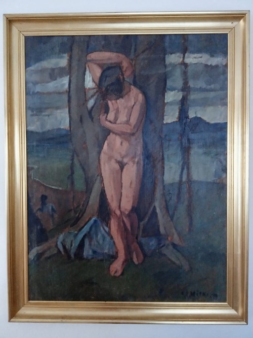„Kvinna på väg till badet” (Kobieta w drodze do kąpieli), Georg Pauli
