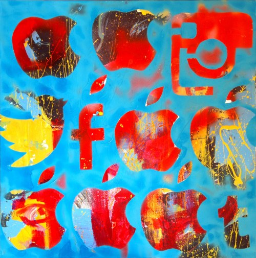 Contemporary Abstract z cyklu Lost Future, 2019, Anna Kostenko