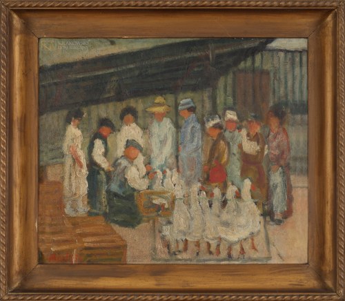"Targ gęsi", Efraim Mandelbaum