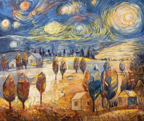 Roztoczańska bajka wg Van Gogha, 2025, Dariusz Piekut