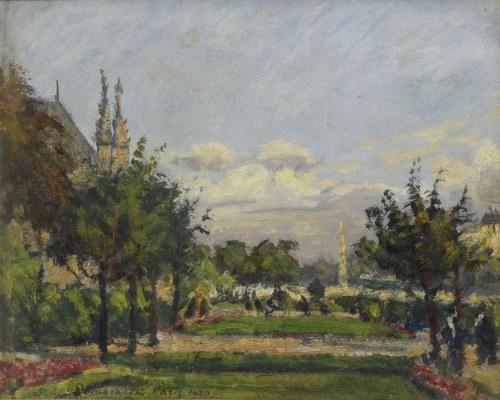 Paryż - Ogrody, 1929, Stefan Domaradzki