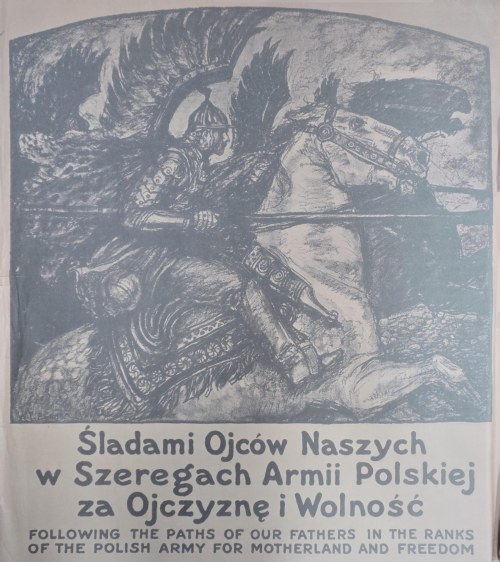 Śladami Ojców Naszych / Plakat patriotyczny, Władysław Teodor Benda