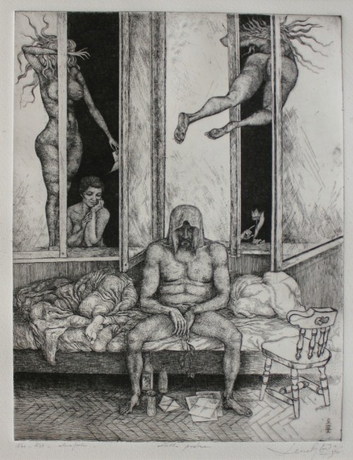 Noc - list, 1972, Leszek Rózga